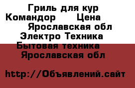 Гриль для кур “Командор-4“ › Цена ­ 16 000 - Ярославская обл. Электро-Техника » Бытовая техника   . Ярославская обл.
